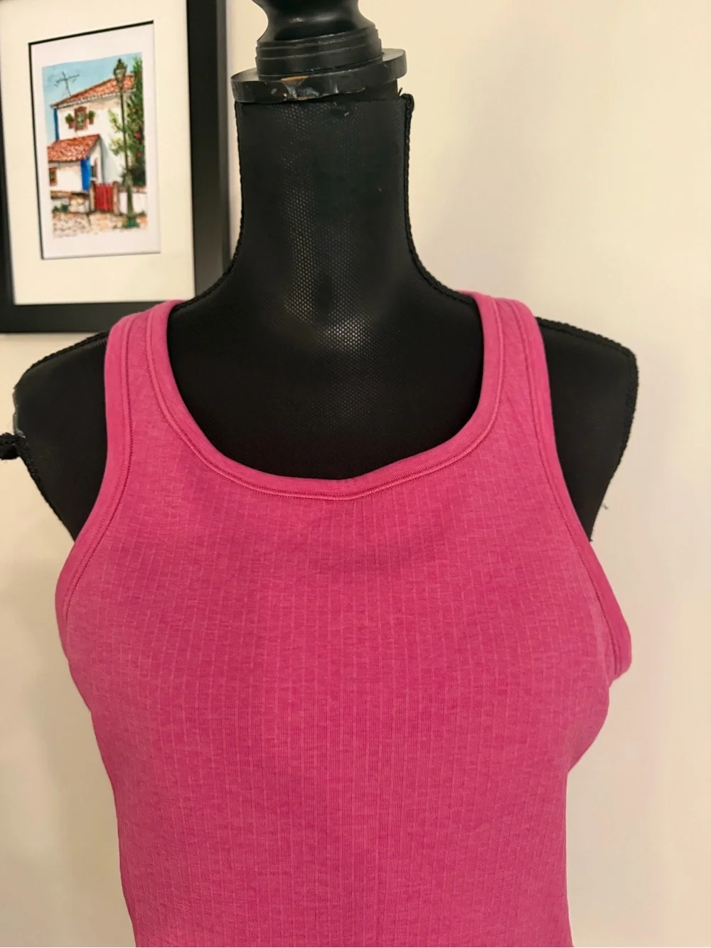 Lululemon Athletica Women’s Ribbed Scoop Neck Crop Top size 12